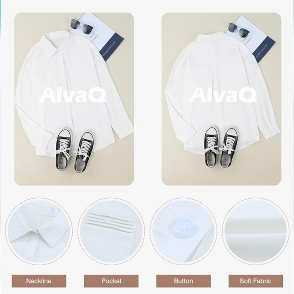 ⭐️40% Off⭐️ White Button Down Shirt - Picture 7 of 8